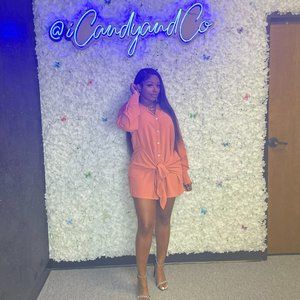 Sorry, I'm Tied Up Blouse Dress